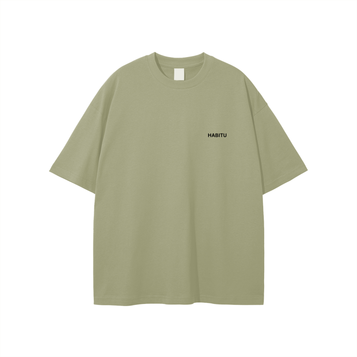 The Habituals Oversized T-Shirt - Apricot Green