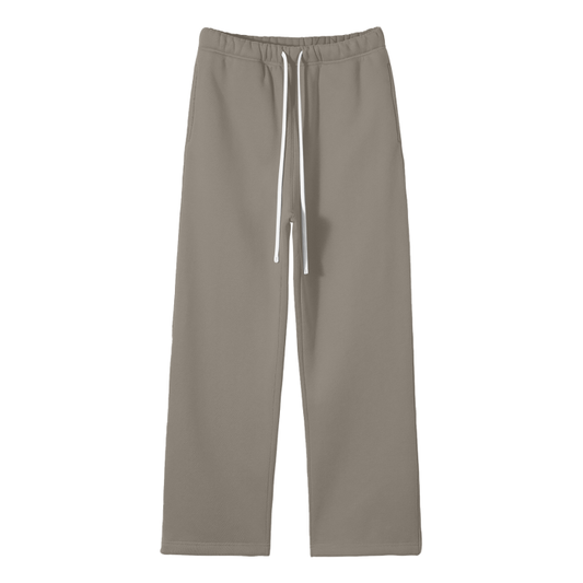 The Habituals Straight Leg Joggers - Gray Coffee