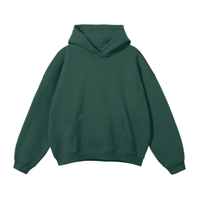 The Habituals Lightning Oversized Hoodie - Eden Green