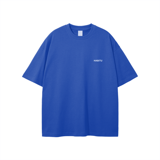 The Habituals Oversized T-Shirt - Colorful Blue