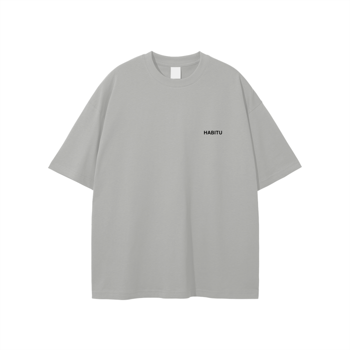 The Habituals Oversized T-Shirt - Light Gray