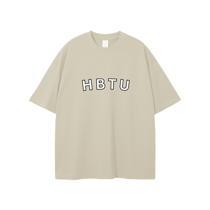 HBTU Collection Oversized T-Shirt - Apricot