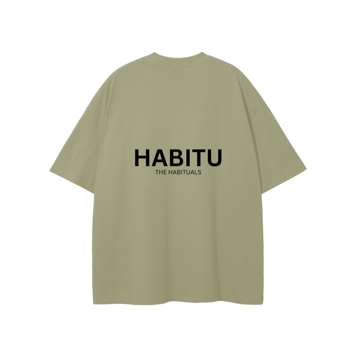 The Habituals Oversized T-Shirt - Apricot Green